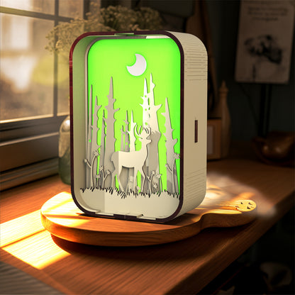 Wooden Creative Night Light