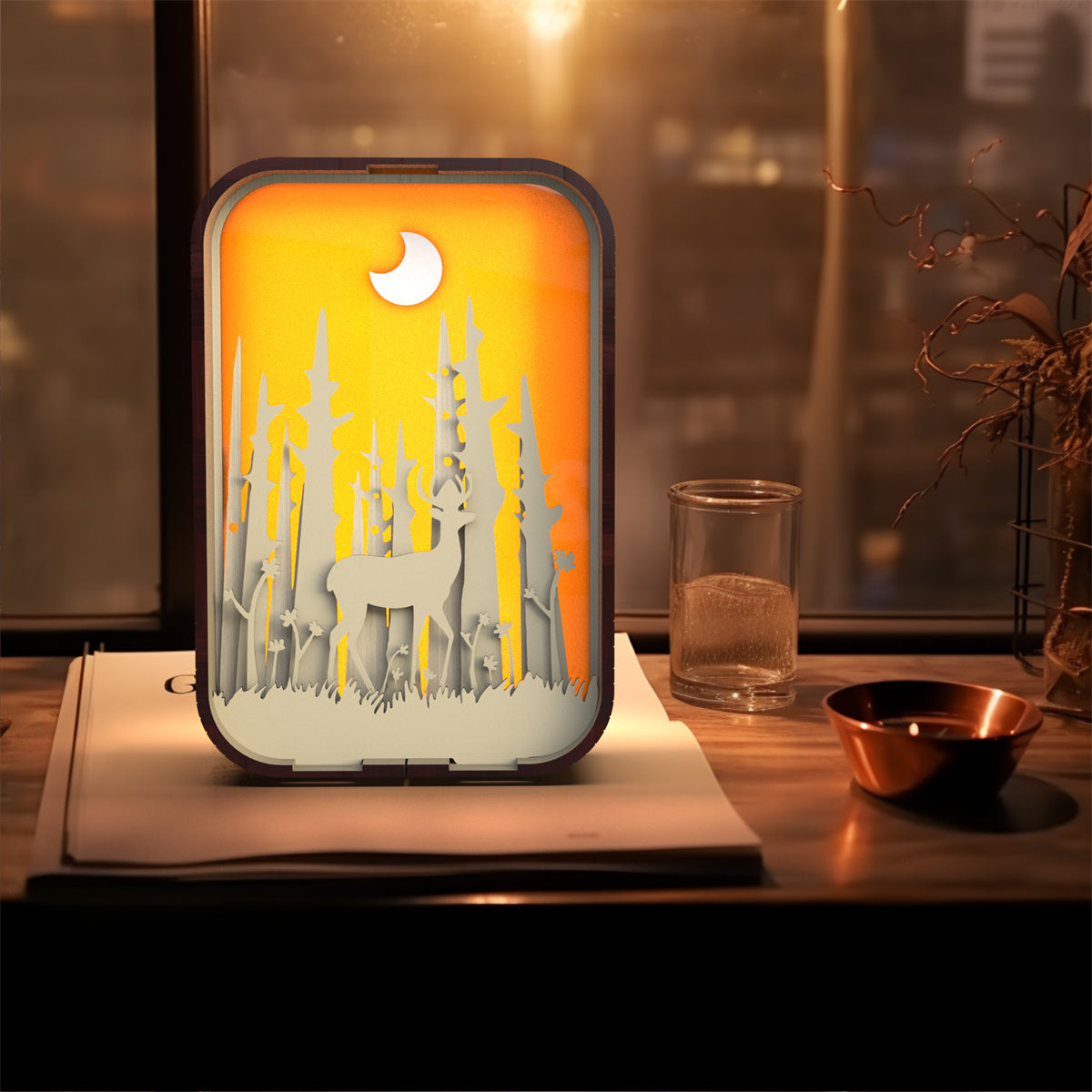 Wooden Creative Night Light