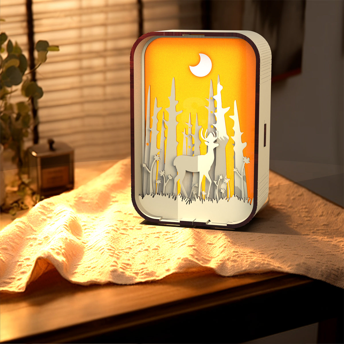 Wooden Creative Night Light