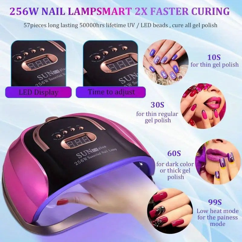 UV LED Nail Lamp – 256W